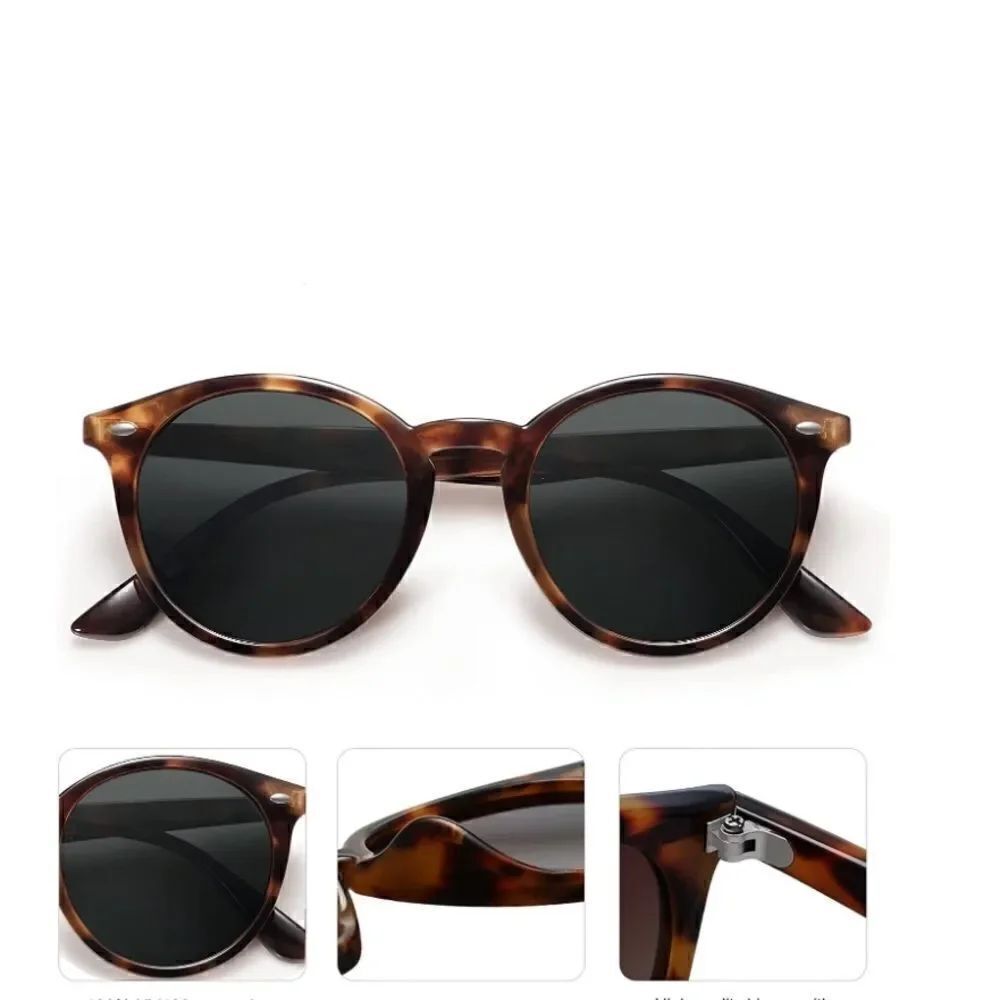 Round Retro Sunglasses - Picture 3 of 3